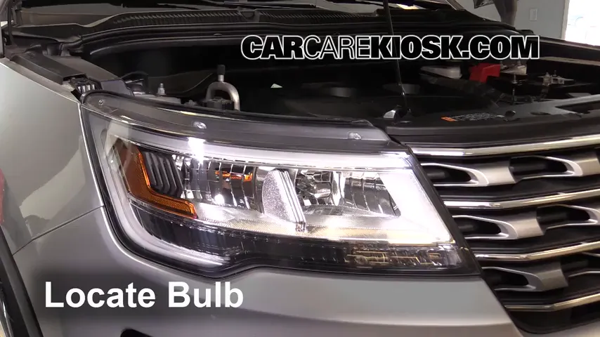 2016 Ford Explorer Limited 2.3L 4 Cyl. Turbo Lights Highbeam (replace bulb)
